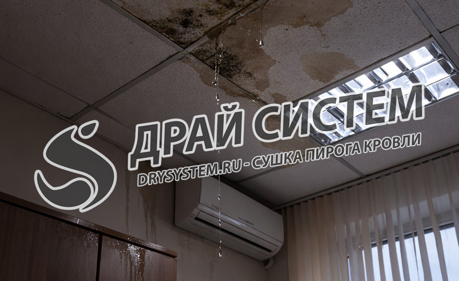 Просушка плоской кровли в школах и детских садах